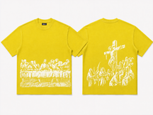 Jesus Print Oversized Tee
