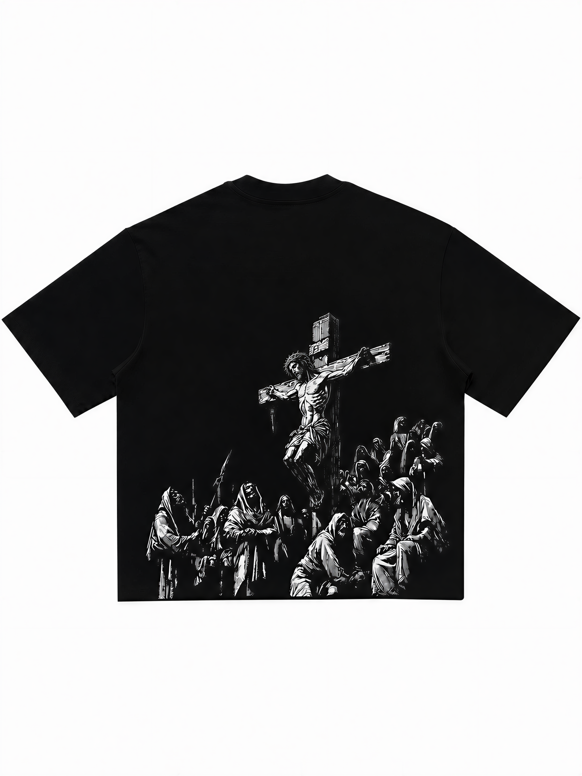 Jesus Print Oversized Tee