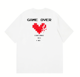 Game Over Print Short Sleeve T-shirt