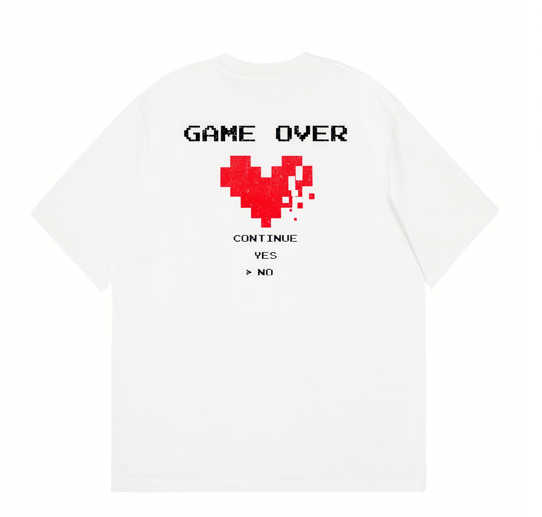 Game Over Print Short Sleeve T-shirt