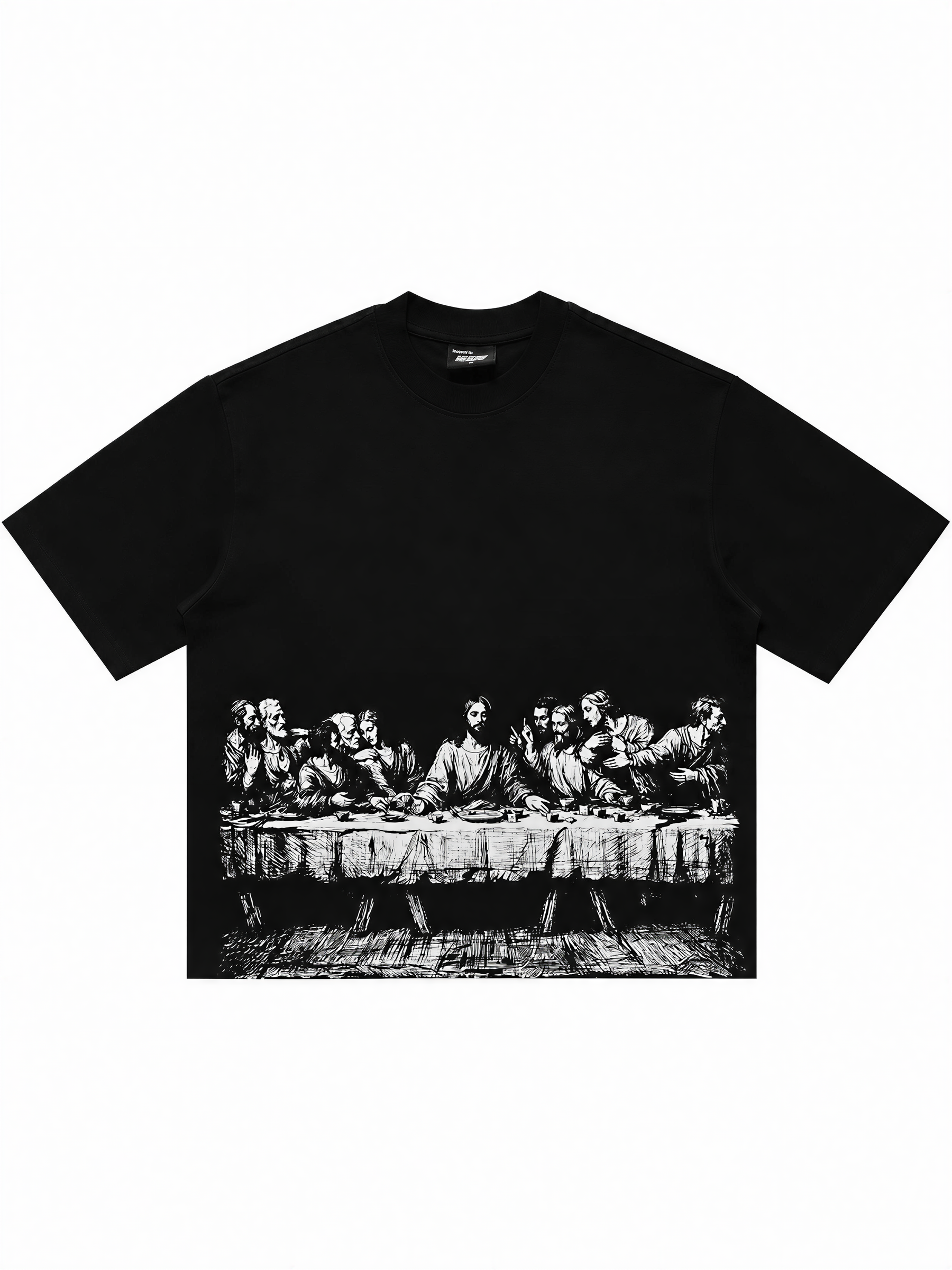 Jesus Print Oversized Tee
