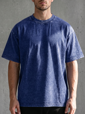 The "Vanguard" Heavyweight Tee | Vintage Acid-Wash
