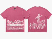 Jesus Print Oversized Tee
