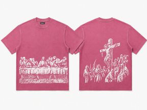 Jesus Print Oversized Tee