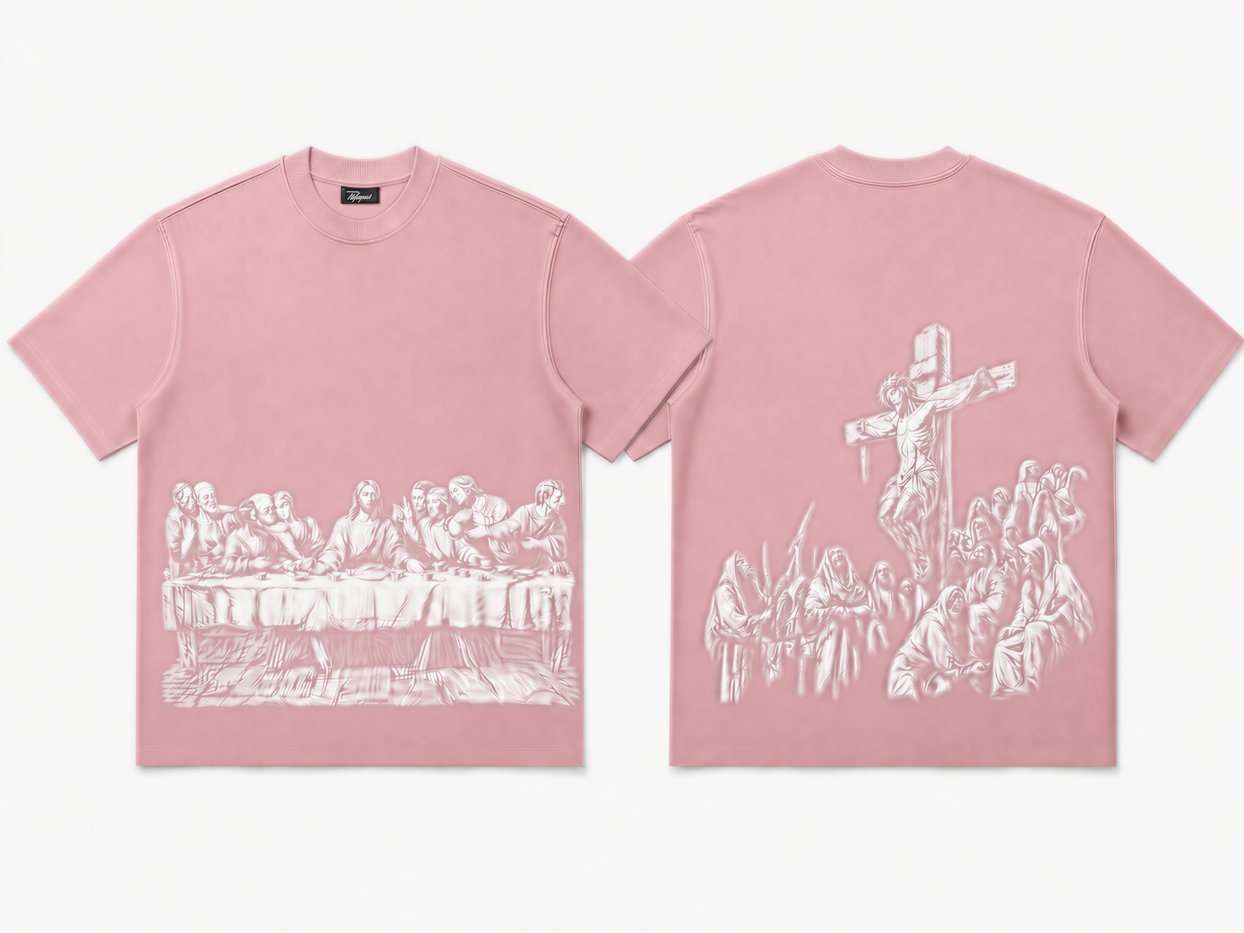 Jesus Print Oversized Tee