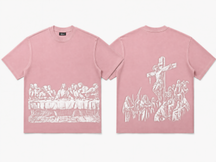 Jesus Print Oversized Tee
