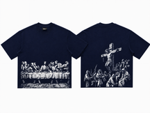 Jesus Print Oversized Tee