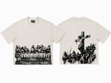 Jesus Print Oversized Tee