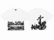 Jesus Print Oversized Tee