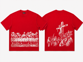 Jesus Print Oversized Tee