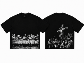 Jesus Print Oversized Tee