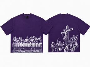 Jesus Print Oversized Tee