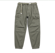 New Loose-Fit Multi-Pocket Tapered Work Pants