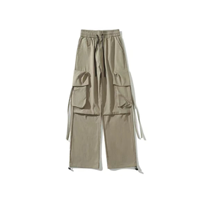 VIBE outdoor functional loose-fitting cargo pants with cuffed ankles