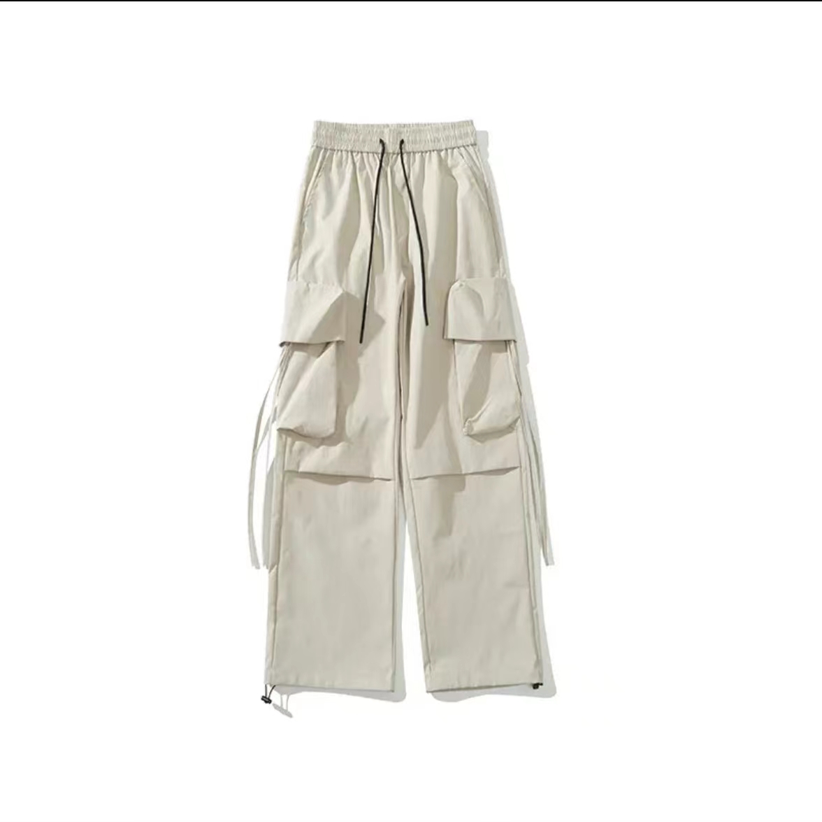 VIBE outdoor functional loose-fitting cargo pants with cuffed ankles