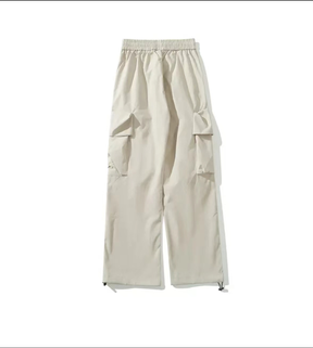 VIBE outdoor functional loose-fitting cargo pants with cuffed ankles