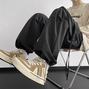 VIBE outdoor functional loose-fitting cargo pants with cuffed ankles