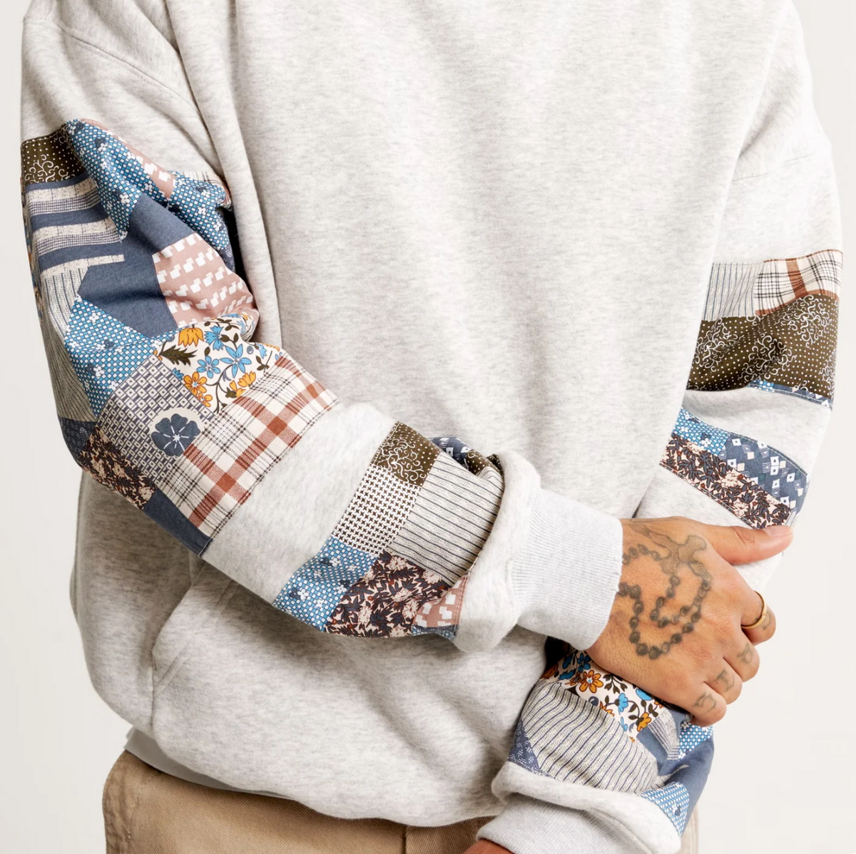 Unisex Patchwork Hoodie