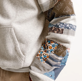 Unisex Patchwork Hoodie