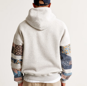 Unisex Patchwork Hoodie