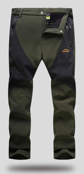 Essential for Autumn and Winter: Fleece-lined Windproof and Waterproof Outdoor Pants