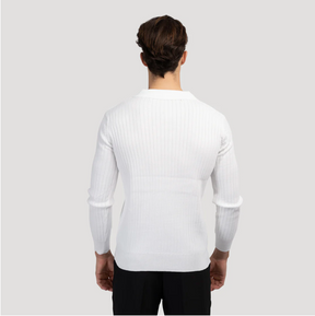 LONG SLEEVE V-NECK POLO