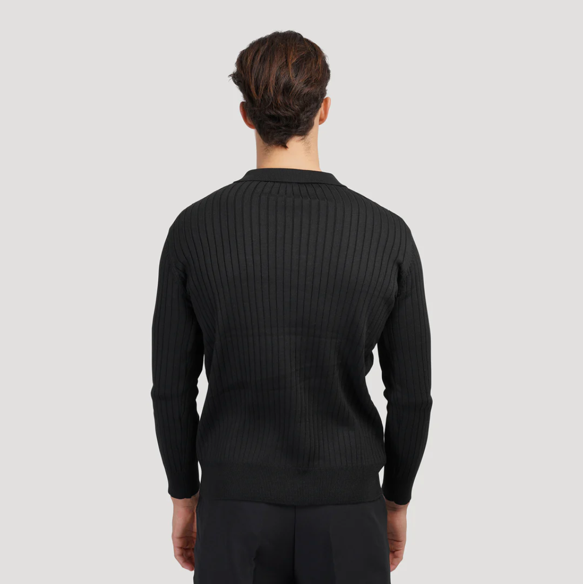 LONG SLEEVE V-NECK POLO