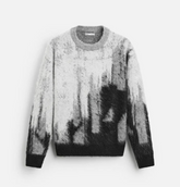 Embroidered Abstract Sweater