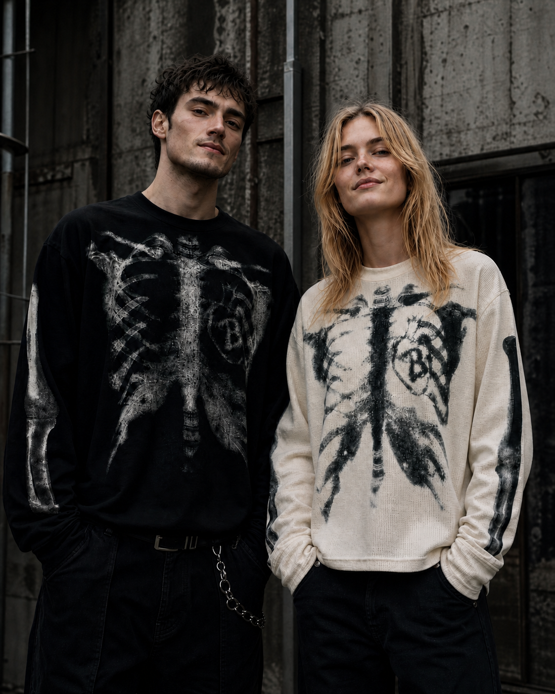 THE "SPECTER" X-RAY HEAVYWEIGHT SWEATSHIRT | Y2K BOXY FIT