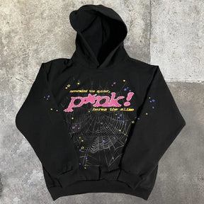 Personalized fashion spider punk hoodie men