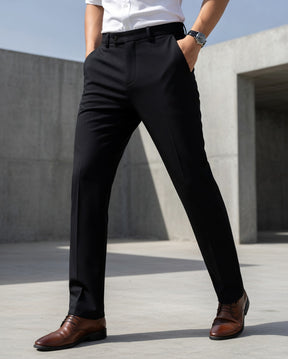 The "Infinite" Performance Trouser | 360° Hyper-Stretch & Zero-Iron