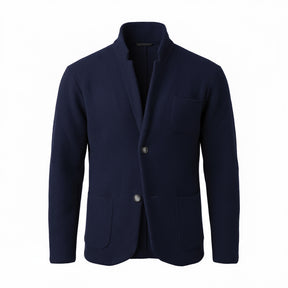 Executive Stand-Collar Blazer