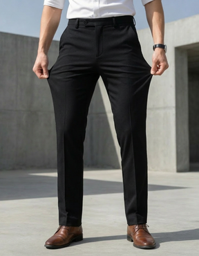 The "Infinite" Performance Trouser | 360° Hyper-Stretch & Zero-Iron