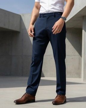 The "Infinite" Performance Trouser | 360° Hyper-Stretch & Zero-Iron