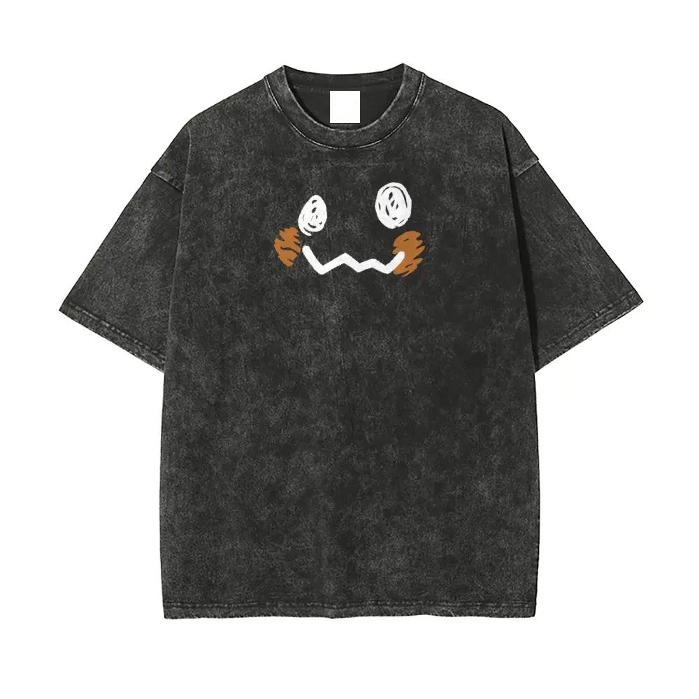 "Shadow Mimic" Acid Wash Graphic Tee
