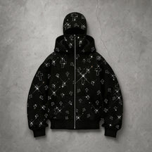 The "Apocalypse" Rhinestone Balaclava Hoodie
