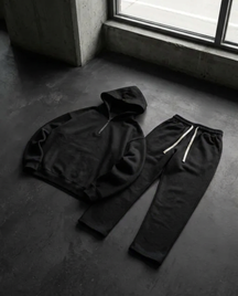 THE "NOMAD" HALF-ZIP STREETWEAR SET | HEAVYWEIGHT FLEECE & BAGGY FIT