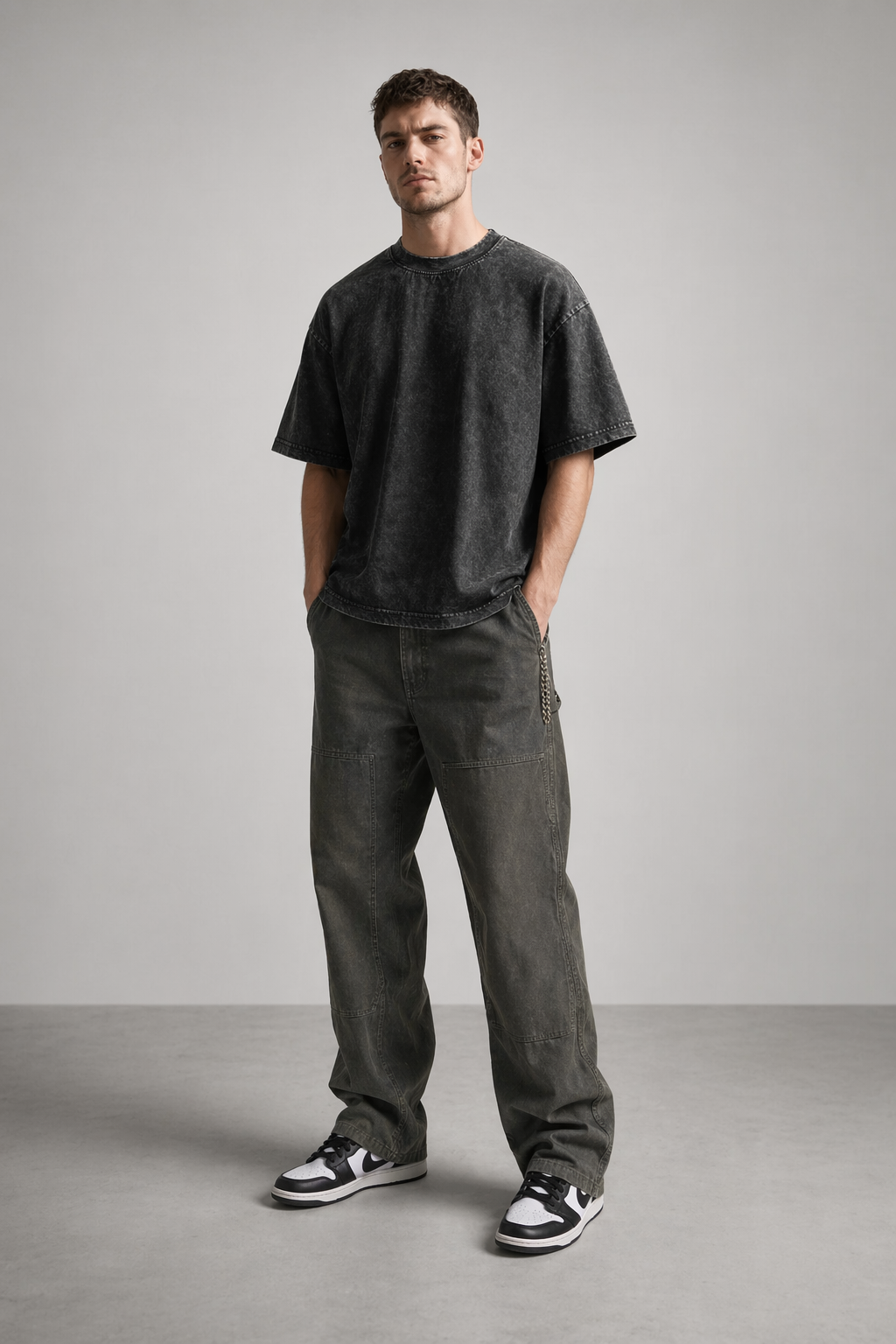 The "Vanguard" Heavyweight Tee | Vintage Acid-Wash