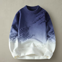 The "Eclipse" Ombré Distressed Knit