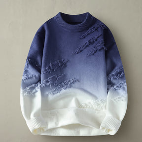 The "Eclipse" Ombré Distressed Knit
