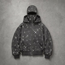 The "Apocalypse" Rhinestone Balaclava Hoodie