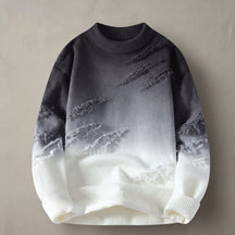 The "Eclipse" Ombré Distressed Knit