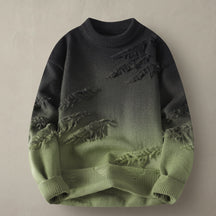The "Eclipse" Ombré Distressed Knit
