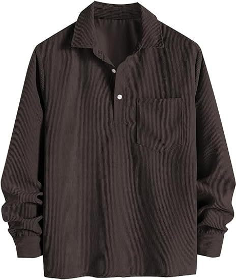 The "Heritage" Corduroy Polo | Premium Ribbed Long Sleeve