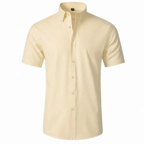The "Infinite" Performance Short-Sleeve Shirt | 4-Way Stretch & Zero-Iron