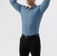 The "Infinite" Performance Dress Shirt | 4-Way Stretch & Zero-Iron
