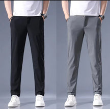 Ice silk breathable, quick-drying, straight-leg trousers